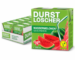 Durstlöscher Wassermelone 12x500ml Fruchtgetränk im Trinkpack für Kiosk und Großhandel