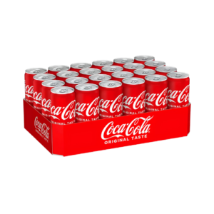Coca-Cola 24x330ml Original Taste Cola in 330-ml-Dosen im 24er Tray
