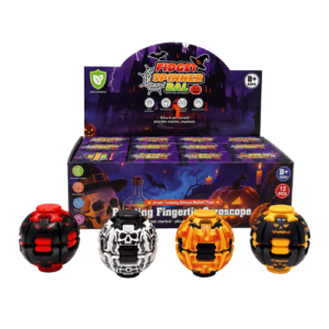 Push-Spin Fidget Spinner Ball Halloween Version 12 Stk. Anti Stress Spielzeug mit verschiedenen Halloween-Designs für Großhandel und Wiederverkäufer