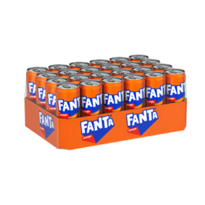 Fanta Orange 24x330ml Orangenlimonade in 330-ml-Dosen im 24er Tray