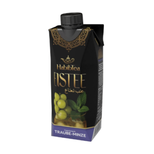 Habibtea Eistee Traube Minze 12x500ml fruchtiger Trauben-Minz-Eistee in 500-ml-Flaschen für Kiosk und Großhandel