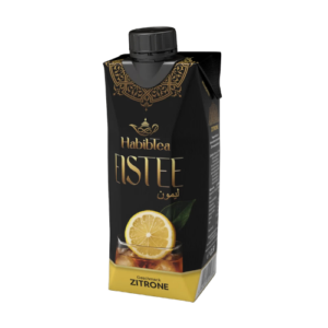 Habibtea Eistee Zitrone 12x500ml erfrischender Zitronen-Eistee in Flaschen für Kiosk und Großhandel