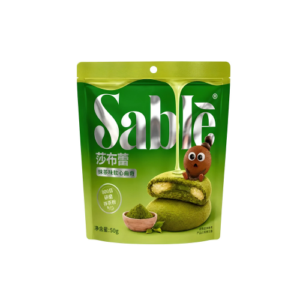 Sable Soft Center Cookies Matcha 24x50g – weiche gefüllte Cookies mit aromatischem Matcha-Geschmack in 24 praktischen 50-g-Packungen.