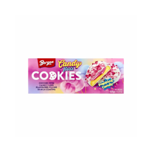 Bergen Candy Floss Popping Candy Cookies 128g