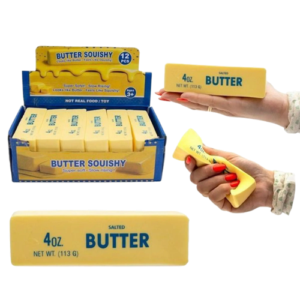 Butter Squishy 12 Stück weiches Butterriegel Fidget-Spielzeug mit Slow-Rebound-Effekt