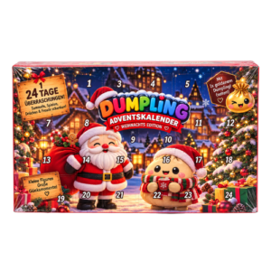 Adventskalender | 24x Squishy Dumpling in 24 Türchen und einem seltenen goldenen Dumpling.