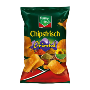 funny frisch Oriental 10x150g orientalisch gewürzte Kartoffelchips im 10er-Karton für Großhandel und Wiederverkäufer
