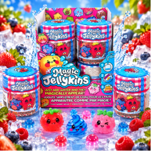 Magic Jellykins Blau 8Stk – kreative DIY Jelly-Figuren zum Selbermachen in blauen Dosen