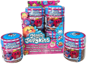 Magic Jellykins Blau 8Stk – kreative DIY Jelly-Figuren zum Selbermachen in blauen Dosen