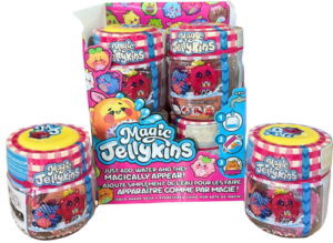 Magic Jellykins Gelb 8Stk – kreative DIY Jelly-Figuren zum Selbermachen in gelben Dosen