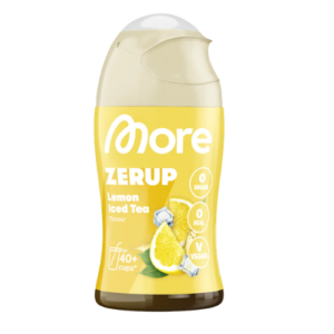 More Nutrition Zerup Lemon Iced Tea 65ml zuckerfreier Getränkesirup mit erfrischendem Zitronen-Eistee-Geschmack