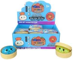 Rainbow Mystery Squishy 12Stk – bunte Überraschungs-Squishys in einzelnen Mystery-Dosen mit verschiedenen Farbvarianten