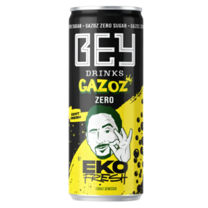 Bey Gazoz Zero 24x330ml – zuckerfreies Gazoz-Erfrischungsgetränk im 330-ml-Format für den gekühlten Einzelverkauf.