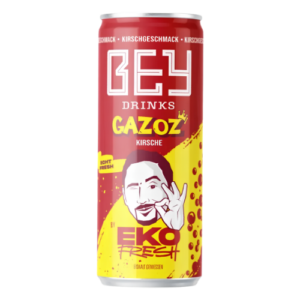 Bey Gazoz Kirsche 24x330ml – fruchtig-spritziges Erfrischungsgetränk mit Kirschgeschmack im 330-ml-Format.