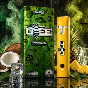 OBEE TAC Vape Tropicali Sativa 1Stück – einzeln verkaufte Vape mit tropisch-fruchtigem Aromaprofil.
