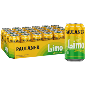 Paulaner Spezi Limo 24x330ml – fruchtige Limonade im 330-ml-Format für den gekühlten Einzelverkauf.