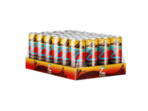 Hot Blood Z Colamix 24x330ml – erfrischendes Cola-Mix-Getränk im 330-ml-Format für den gekühlten Einzelverkauf.