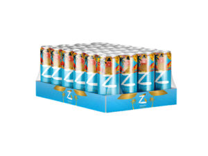 Hot Blood Z Exotic Tropicana 24x330ml – exotisch-fruchtiges Erfrischungsgetränk im 330-ml-Format für den gekühlten Einzelverkauf.
