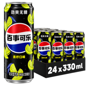 Pepsi Lime Zero 24x330ml – zuckerfreies Cola-Erfrischungsgetränk mit frischer Limettennote in der 330-ml-Dose.