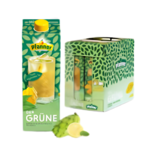 Pfanner Ice Tea Der Grüne 6x2L – erfrischender Grüntee-Eistee im großen 2-Liter-Format in der praktischen 6er-Verkaufseinheit.